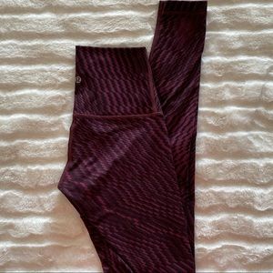 high rise lululemon leggings